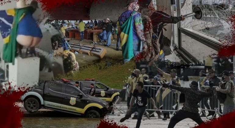 Adufg-Sindicato participa de ato em defesa da democracia e contra o terrorismo golpista bolsonarista 