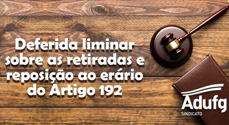 Liminar parcialmente deferida - Art. 192