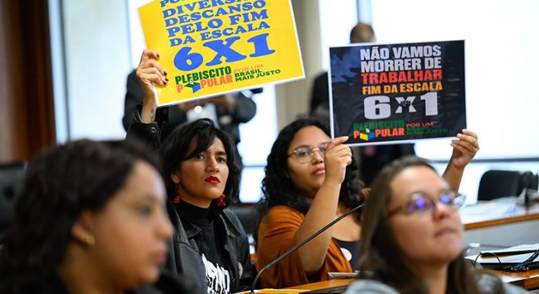Sessão temática debaterá fim da escala 6x1 na próxima quarta